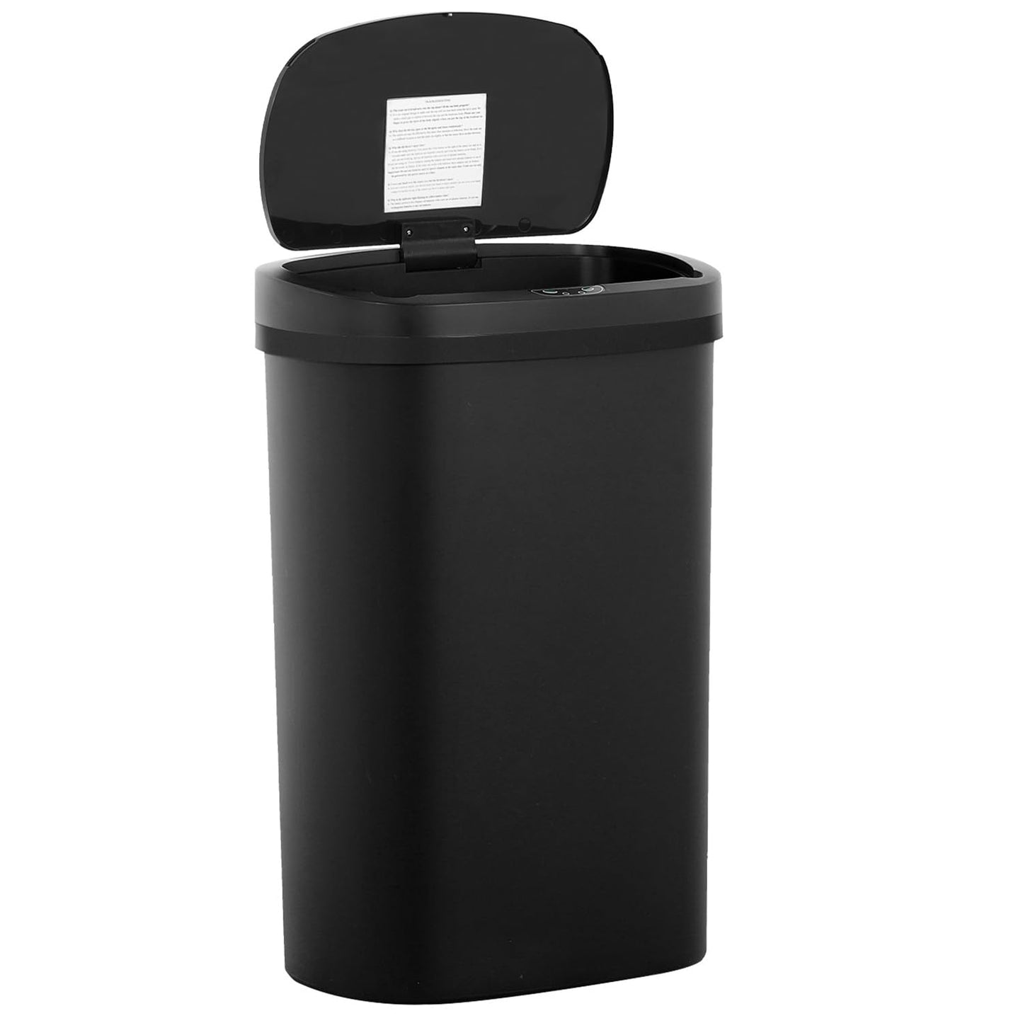 Kitchen Trash Can with Lid, 13 Gallon Automatic Garbage Can for Bathroom Bedroom Home Office 50 Liter Touch Free High-Capacity Brushed Waste Bin