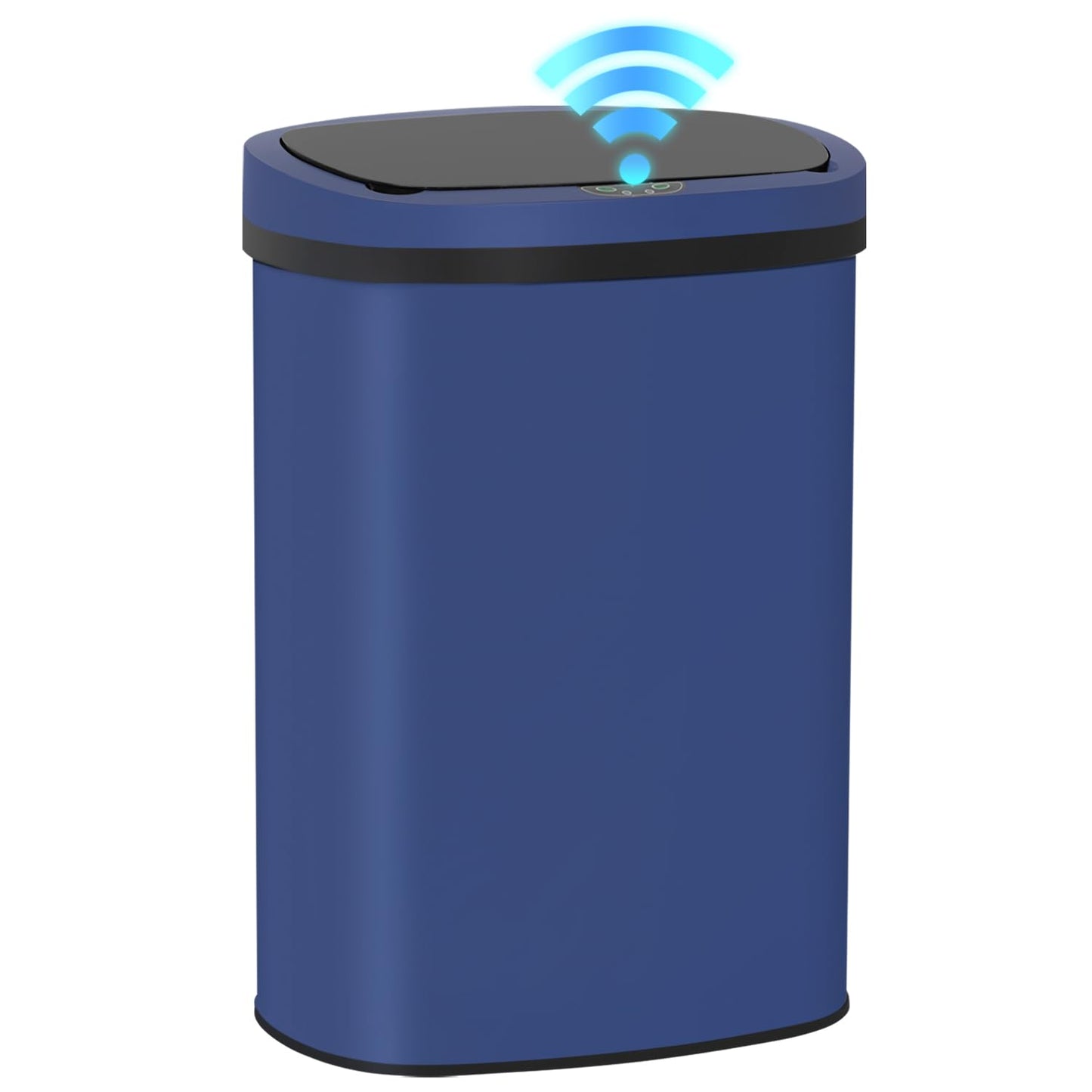 Kitchen Trash Can with Lid, 13 Gallon Automatic Garbage Can for Bathroom Bedroom Home Office 50 Liter Touch Free High-Capacity Brushed Waste Bin